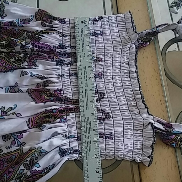 F C sleeveless summer shirred dress - Picture 7 of 8